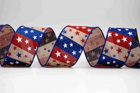 美國國旗五角星星緞帶 - 美國國旗五角星星緞帶
